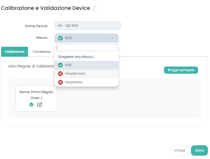 Validazione Milesight VS132