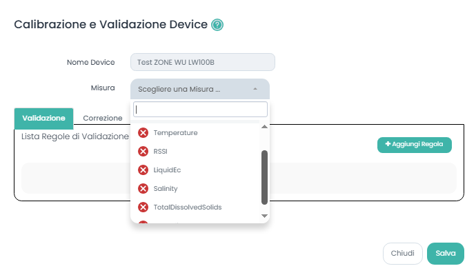 Validazione ZoneWU