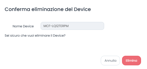 Conferma Eliminazione Device MCF-LQ12TERPM