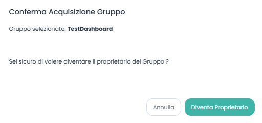 Conferma Acquisizione Gruppo
