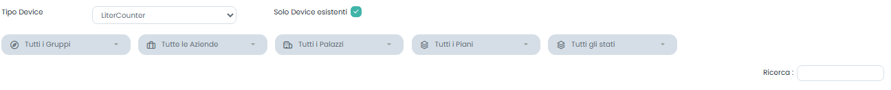 Ricerca Device Type Virtuali