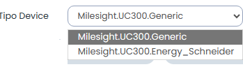Tipo Device MilesightUC300
