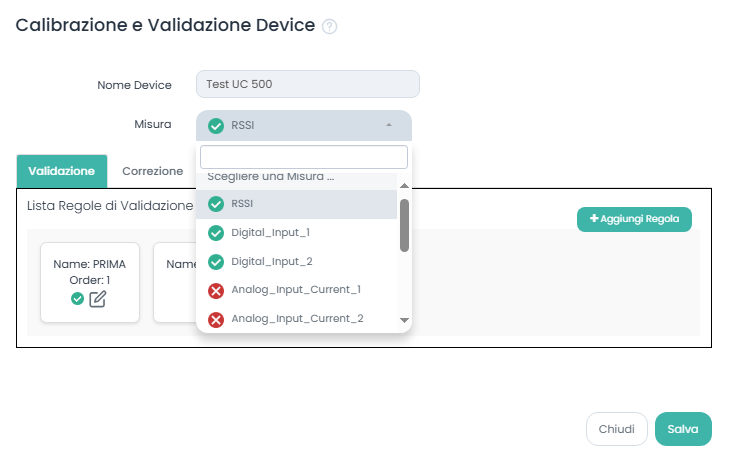 Validazione Milesight UC500