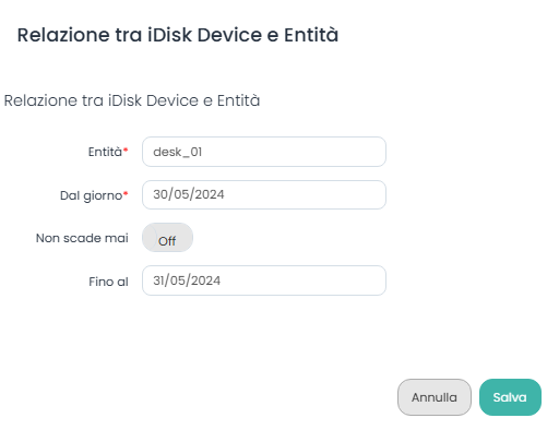 Associa_Entità_iDisk